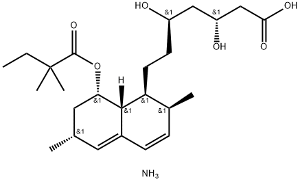 Simvastatin ammonium salt Structure