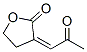 2-Propanone, 1-(dihydro-2-oxo-3(2H)-furanylidene)-, (Z)- (9CI) Struktur