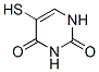 2,4(1H,3H)-Pyrimidinedione, 5-mercapto- (9CI) Struktur