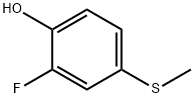 Phenol,  2-fluoro-4-(methylthio)- Struktur