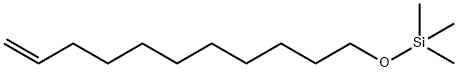 10-undecyleneoxytrimethylsilane Struktur