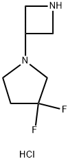 1-(3-Azetidinyl)-3,3-difluoro-Pyrrolidine dihydrochloride Struktur