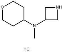 N-Methyl-N-(oxan-4-yl)azetidin-3-aMine dihydrochloride Struktur