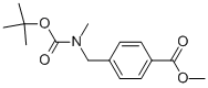 4-[(TERT-BUTOXYCARBONYL-METHYL-AMINO)-METHYL]-BENZOIC ACID METHYL ESTER Struktur