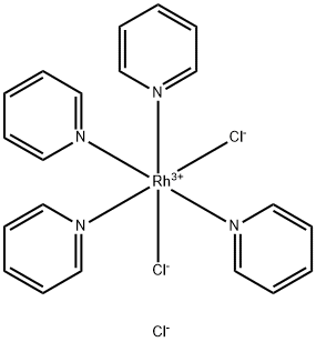 TRANS-DICHLOROTETRAKIS(PYRIDINE)RHODIUM& Struktur