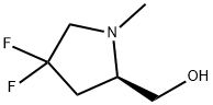 [(2R)-4,4-difluoro-1-methylpyrrolidin-2-yl]methanol Struktur