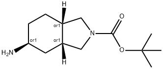 (3AR,5S,7aS)-rel-5-Amino-2-Boc-2H-isoindole Struktur