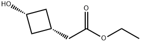 Ethyl 2-(cis-3-hydroxycyclobutyl)acetate Struktur