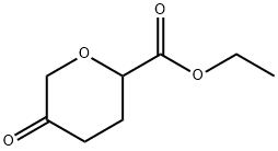 ethyl 5-oxooxane-2-carboxylate Struktur