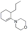 4-(6-Propyl-1-cyclohexen-1-yl)morpholine Struktur