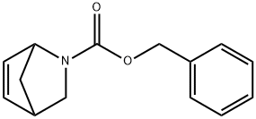 2-Azabicyclo[2.2.1]hept-5-ene-2-carboxylic acid, phenylMethyl ester Struktur