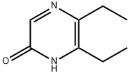 2(1H)-Pyrazinone,5,6-diethyl-(9CI) Struktur