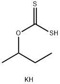 potassium O-sec-butyl dithiocarbonate Struktur