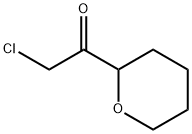 Ethanone, 2-chloro-1-(tetrahydro-2H-pyran-2-yl)- (9CI) Struktur