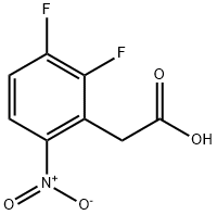 2-(2,3-Difluoro-6-nitrophenyl)acetic acid Struktur