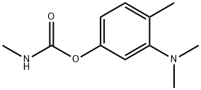 N-Methylcarbamic acid 3-(dimethylamino)-4-methylphenyl ester Struktur