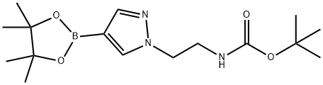 tert-butyl (2-(4-(4,4,5,5-tetramethyl-1,3,2-dioxaborolan-2-yl)-1H-pyrazol-1-yl)ethyl)carbamate