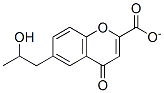 6-(2'-hydroxypropyl)chromone-2-carboxylate Struktur