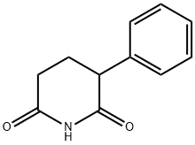 3-Phenylpiperidine-2,6-dione Struktur