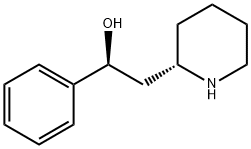 (αS,2S)-α-Phenyl-2-piperidineethanol Struktur