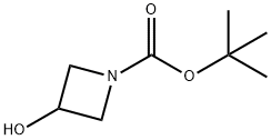 N-Boc-3-羥基氮雜環(huán)丁烷 結(jié)構(gòu)式