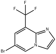 6-Bromo-8-(trifluoromethyl)imidazo[1,2-a]pyridine Struktur