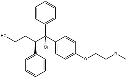 1,2-Diphenyl-1-[4-[2-(dimethylamino)ethoxy]phenyl]butane-1,4-diol Structure