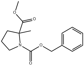 (+/-)-N-CBZ-2-methylproline Struktur