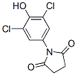 N-(3,5-dichloro-4-hydroxyphenyl)succinimide Struktur