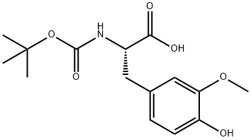 Boc-3-methoxy-L-tyrosine Struktur