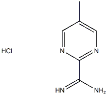 5-Methylpyrimidine-2-carboxamidine hydrochloride Struktur