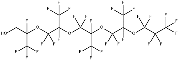 1H,1H-PERFLUORO(2,5,8,11-TETRAMETHYL-3,6,9,12-TETRAOXAPENTADECAN-1-OL) Struktur