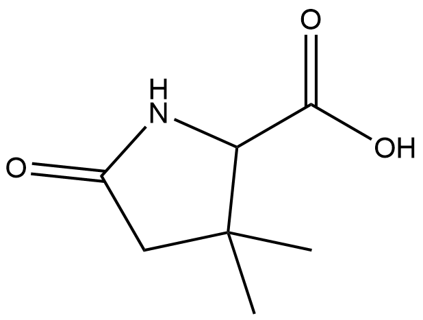 Proline, 3,3-dimethyl-5-oxo- (9CI) Struktur