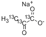 PYRUVIC-13C3 ACID SODIUM SALT Struktur