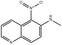 5-Nitro-6-methylaminoquinoline Struktur