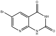 6-BROMOPYRIDO[2,3-D]PYRIMIDINE-2,4(1H,3H)-DIONE Struktur