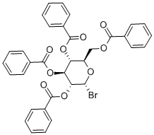 2,3,4,6-TETRA-O-BENZOYL-ALPHA-D-GLUCOPYRANOSYL BROMIDE Struktur