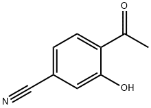 Benzonitrile, 4-acetyl-3-hydroxy- (8CI,9CI) Struktur