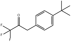 3-(4-TERT-BUTYLPHENYL)-1,1,1-TRIFLUORO-2-PROPANONE Struktur