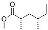 (2S,4S)-2,4-Dimethylhexanoic acid methyl ester Struktur