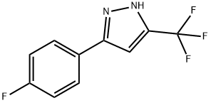 5-(TRIFLUOROMETHYL)-3-(4-FLUOROPHENYL)-1H-PYRAZOLE Struktur