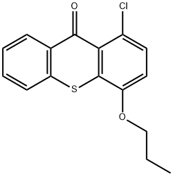 1-Chloro-4-propoxythioxanthone Struktur