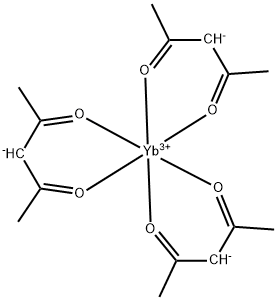 YTTERBIUM (III) 2,4-PENTANEDIONATE Struktur