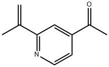 Ethanone, 1-[2-(1-methylethenyl)-4-pyridinyl]- (9CI) Struktur