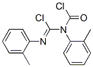 N-(1-Chloro-N-o-tolylformimidoyl)-o-methylcarbaniloyl chloride Struktur