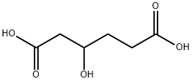 3-hydroxyhexanedioic acid Struktur