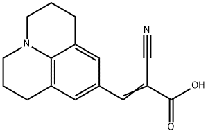 9-(2-CARBOXY-2-CYANOVINYL)JULOLIDINE Struktur