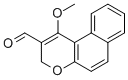 1-METHOXY-2-FORMYL-3H-BENZO[F]CHROMENE Struktur