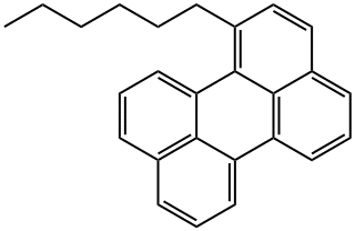 1-N-HEXYLPERYLENE Struktur