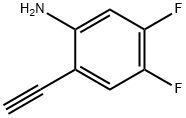 2-ETHYNYL-4,5-DIFLUORO-PHENYLAMINE Struktur